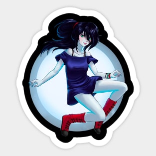 Marceline In the Moon Sticker